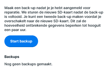Backup maken